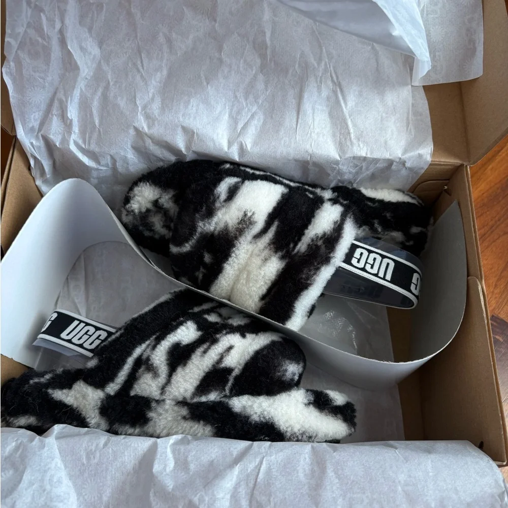 UGG Fluff Yeah Slingback Sandal, ECU